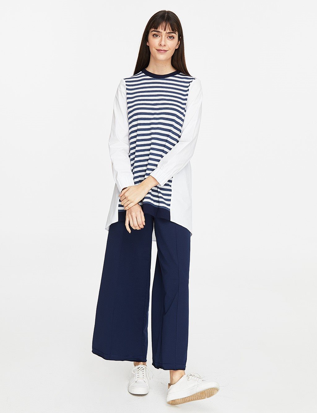 Striped Blouse Ecru