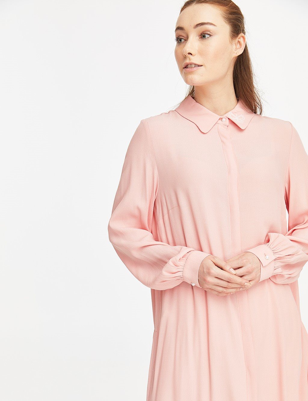 Butterfly Figured Tunic Salmon