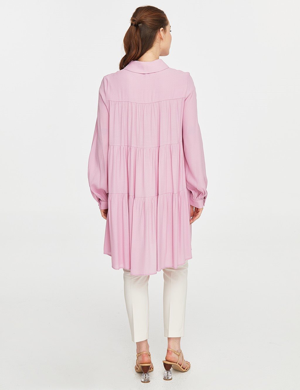 Butterfly Figured Tunic Lilac