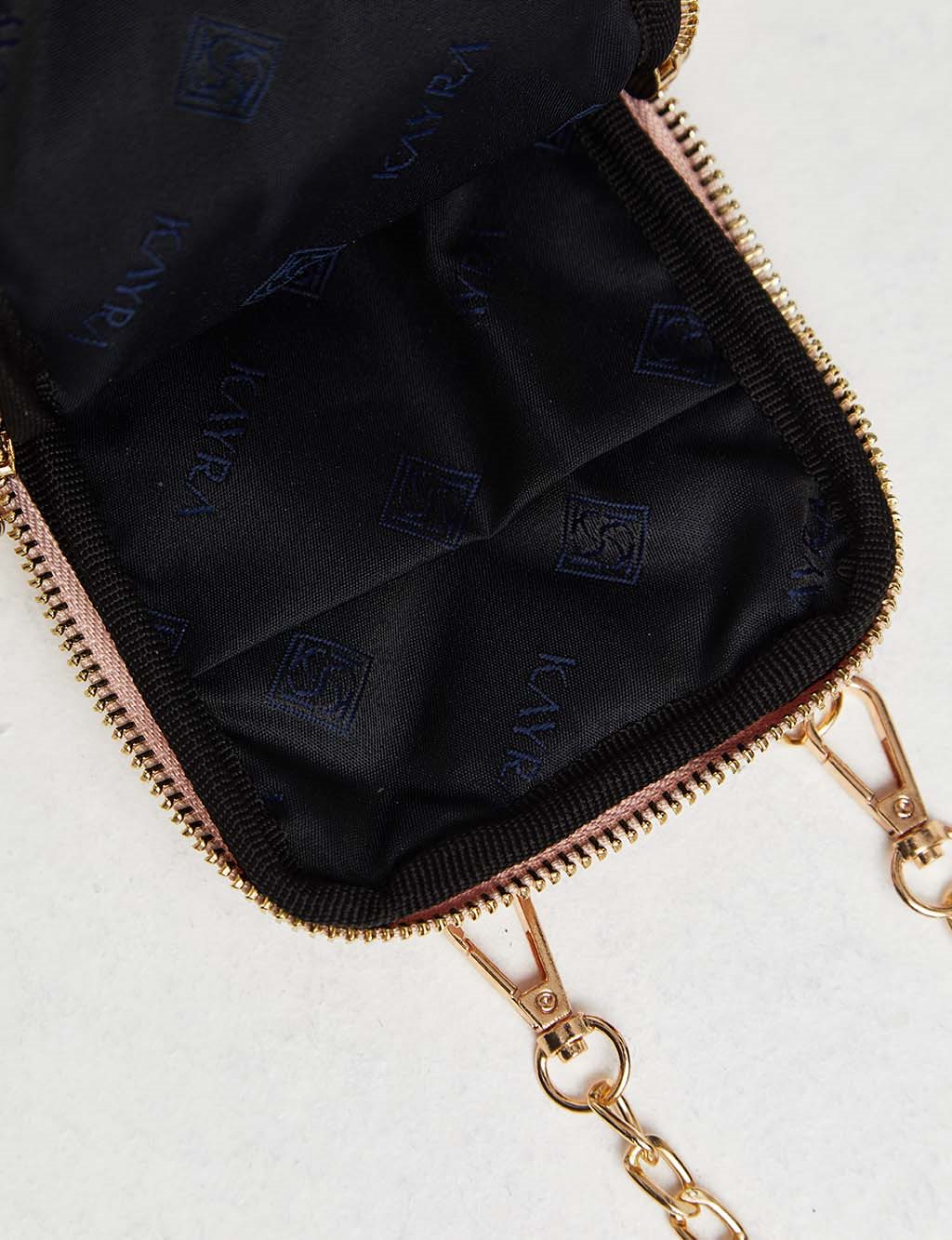 Quilted Bag Wallet Powder