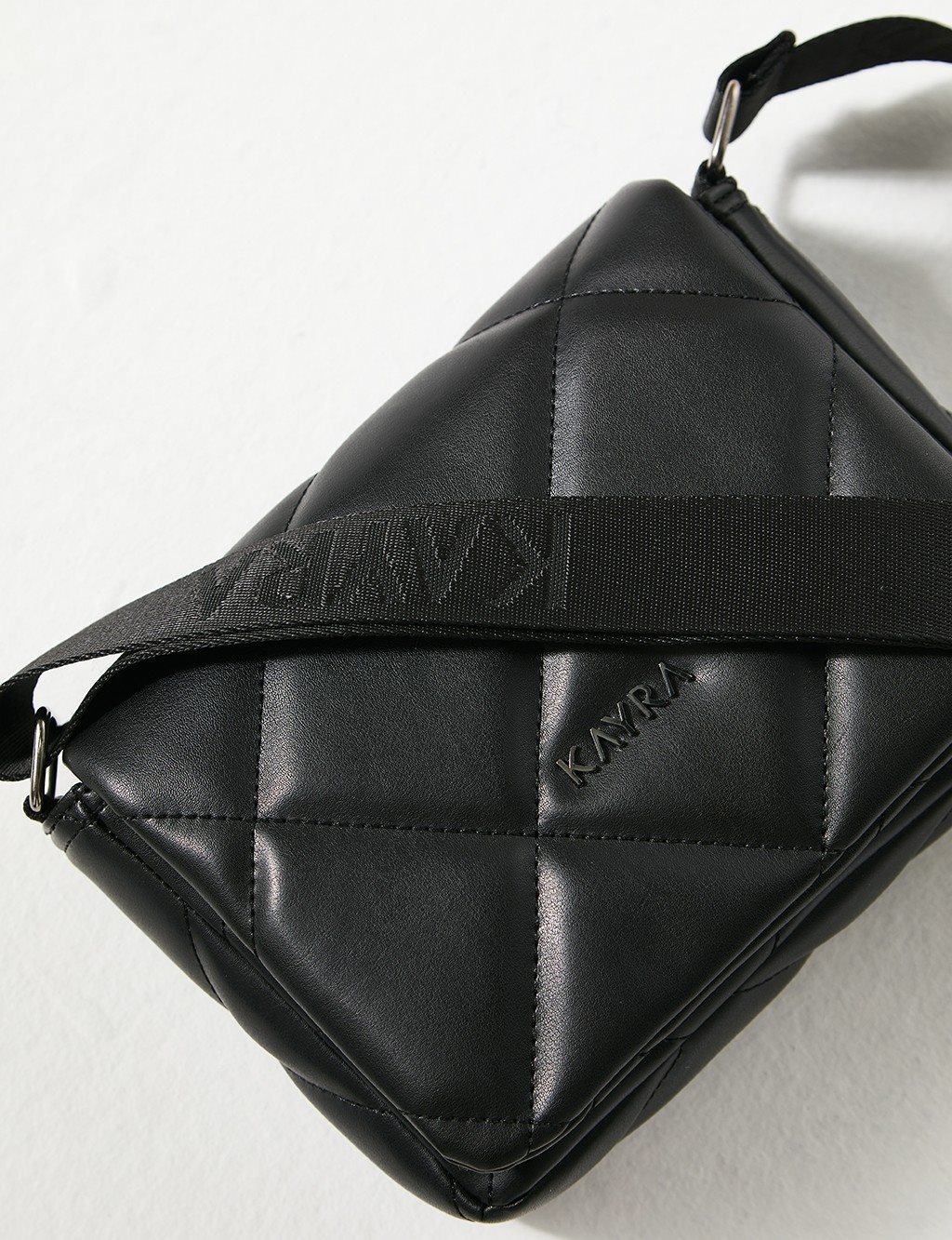 Quilted Shoulder Bag Black