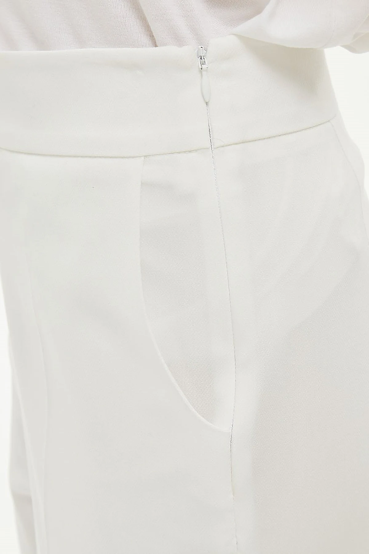 Basic Cepli Pantolon Ekru