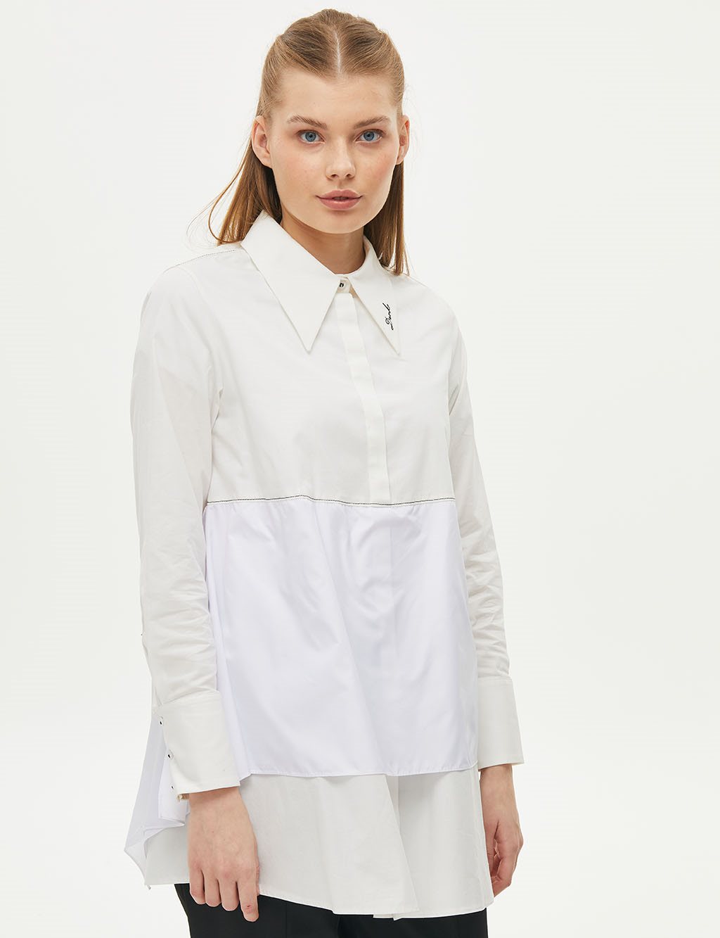 Flywheel Layered Tunic White