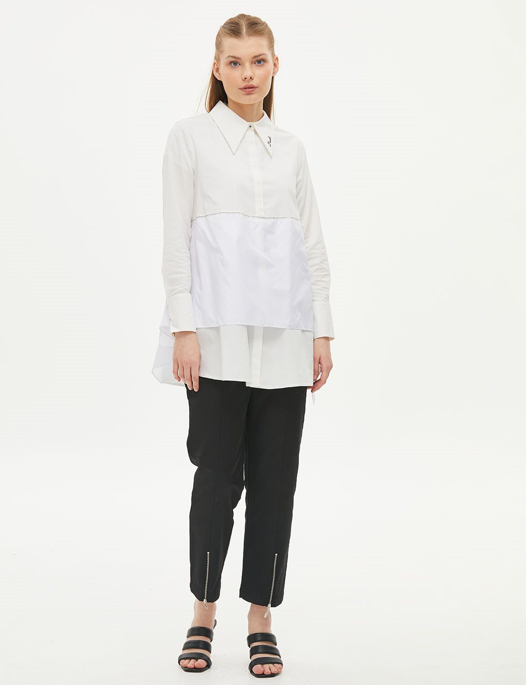 Flywheel Layered Tunic White
