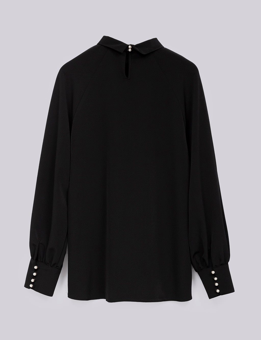 Raglan Sleeve Blouse Black
