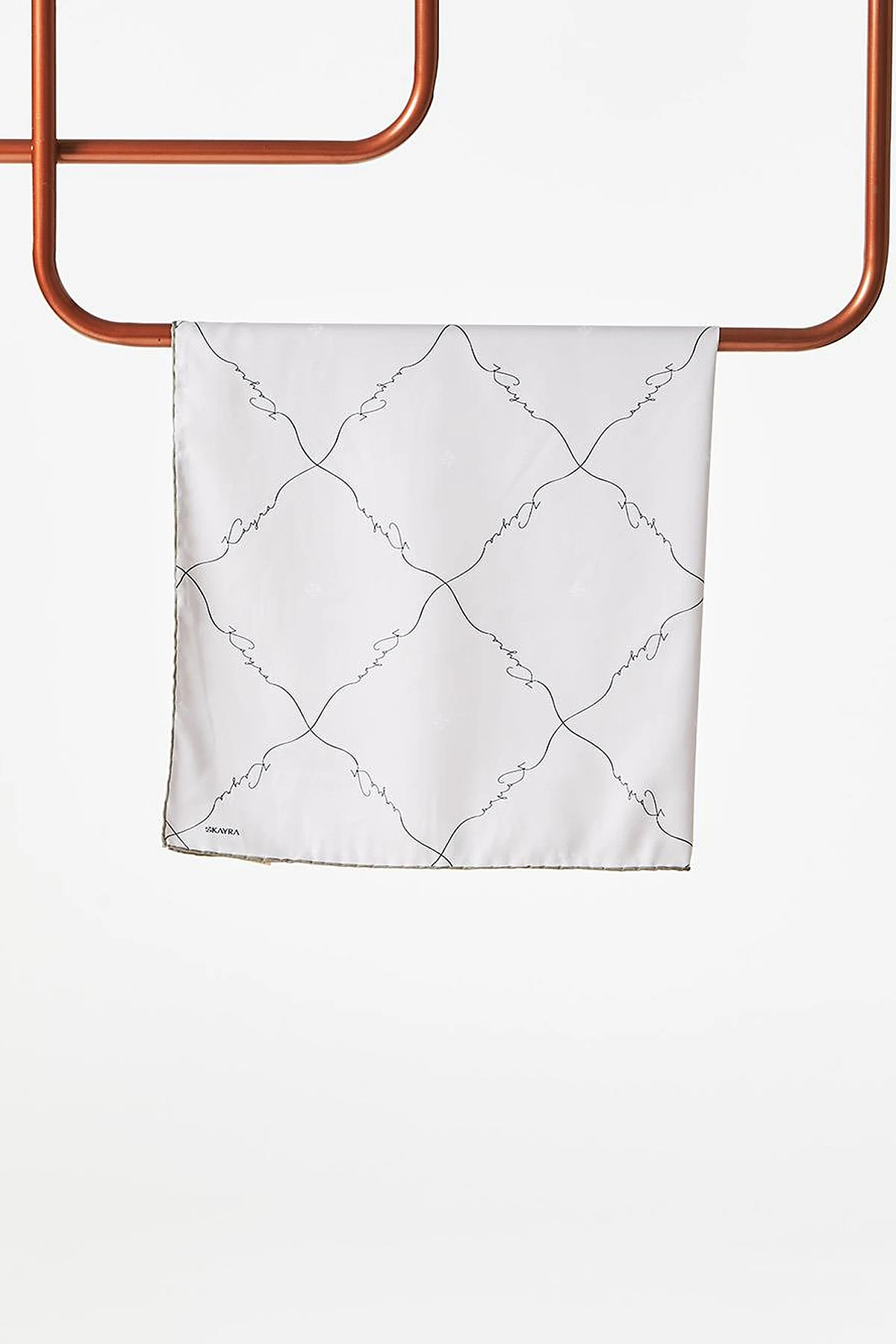 Signature Figured Monogram PES Scarf Light Beige