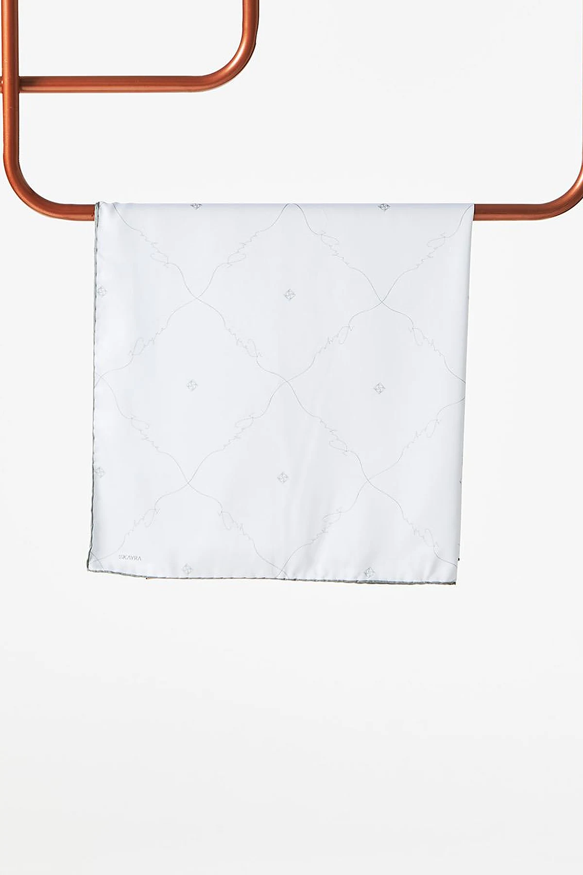 Signature Figured Monogram PES Scarf Cream