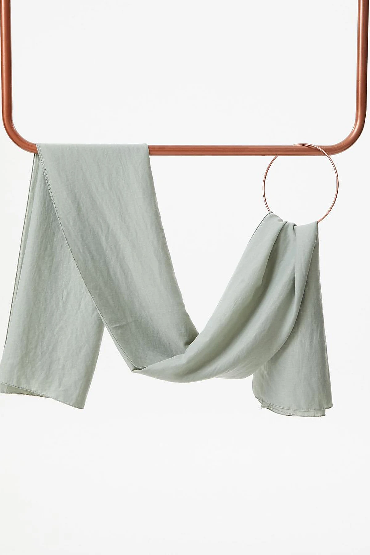 Soft Crash Shawl Water Green