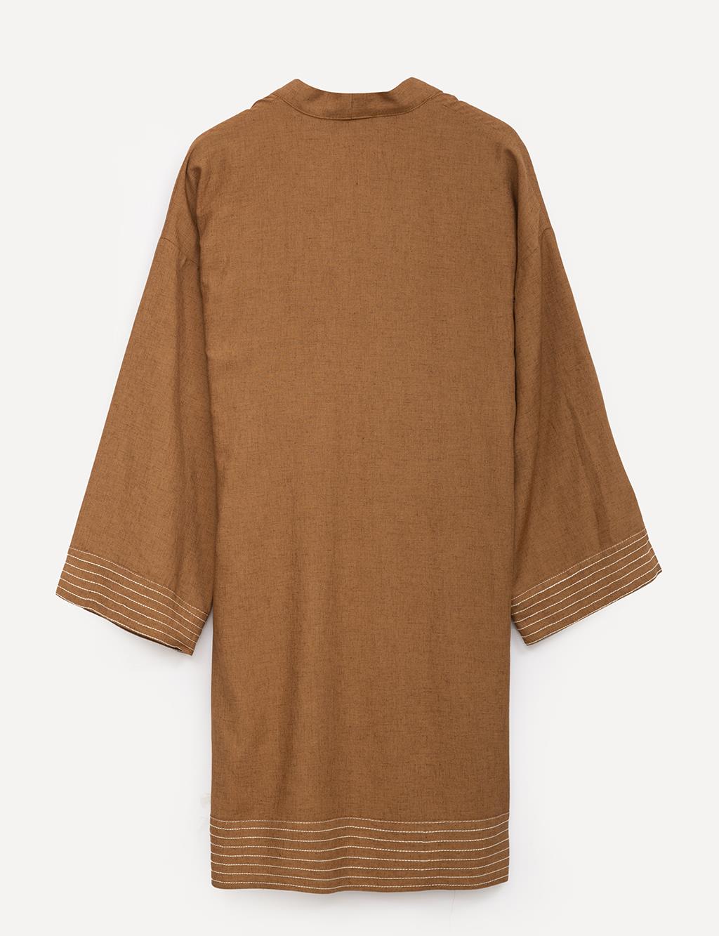 KYR Embroidered Low Sleeve Wear-Go Brown