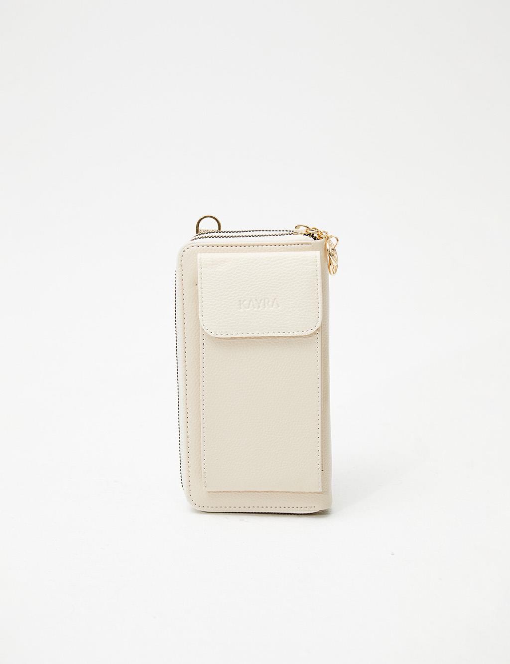 Multifunctional Wallet Bag Cream