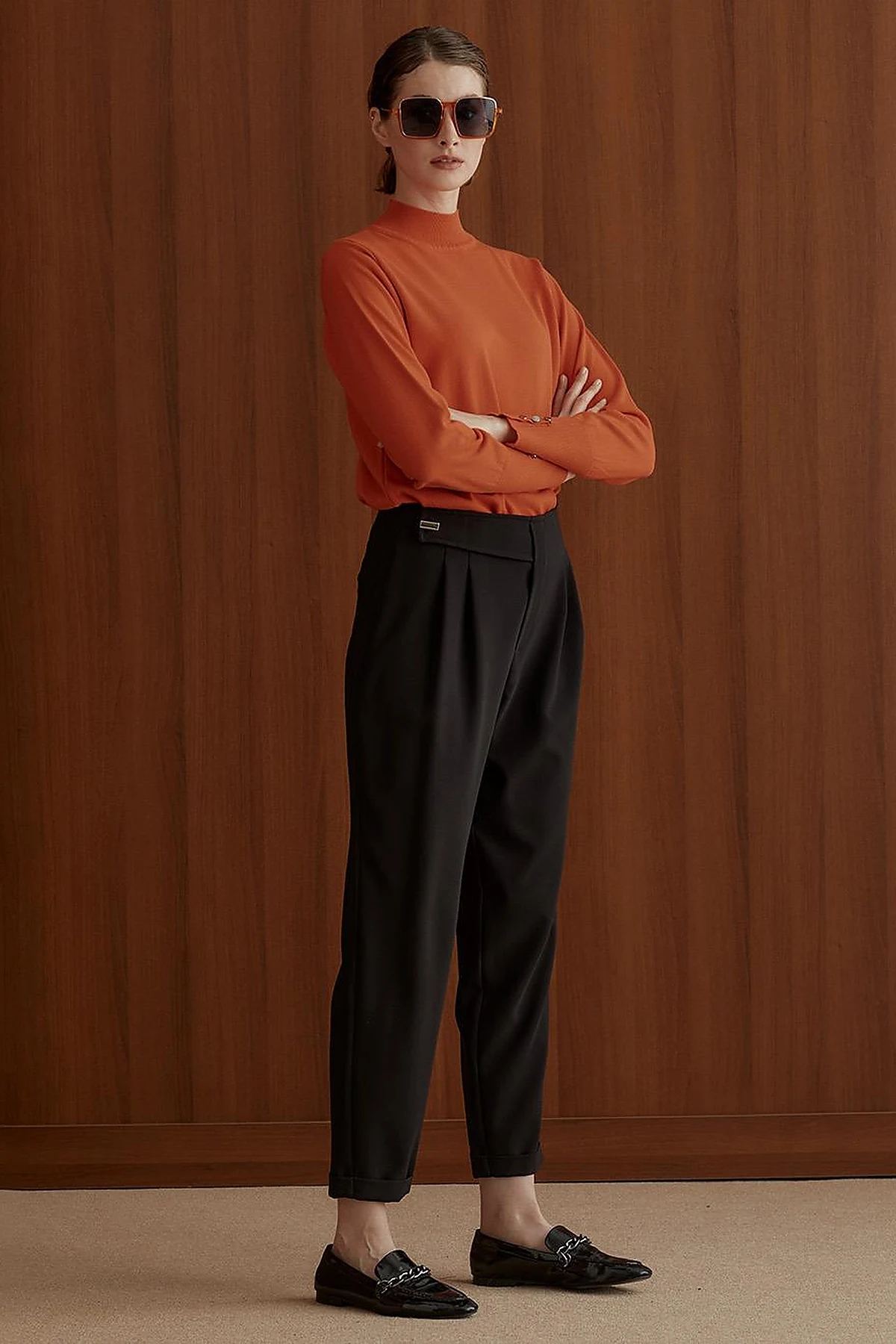 KYR Double Leg Slouchy Pants Black