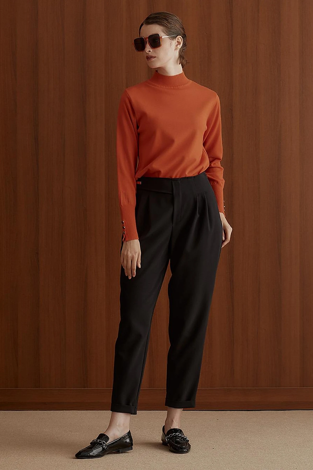 KYR Double Leg Slouchy Pants Black