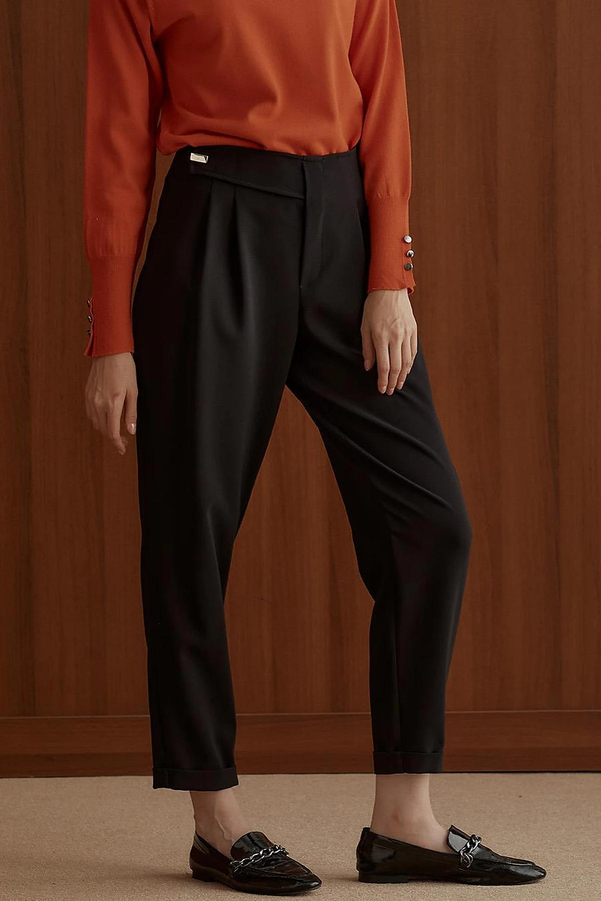 KYR Double Leg Slouchy Pants Black