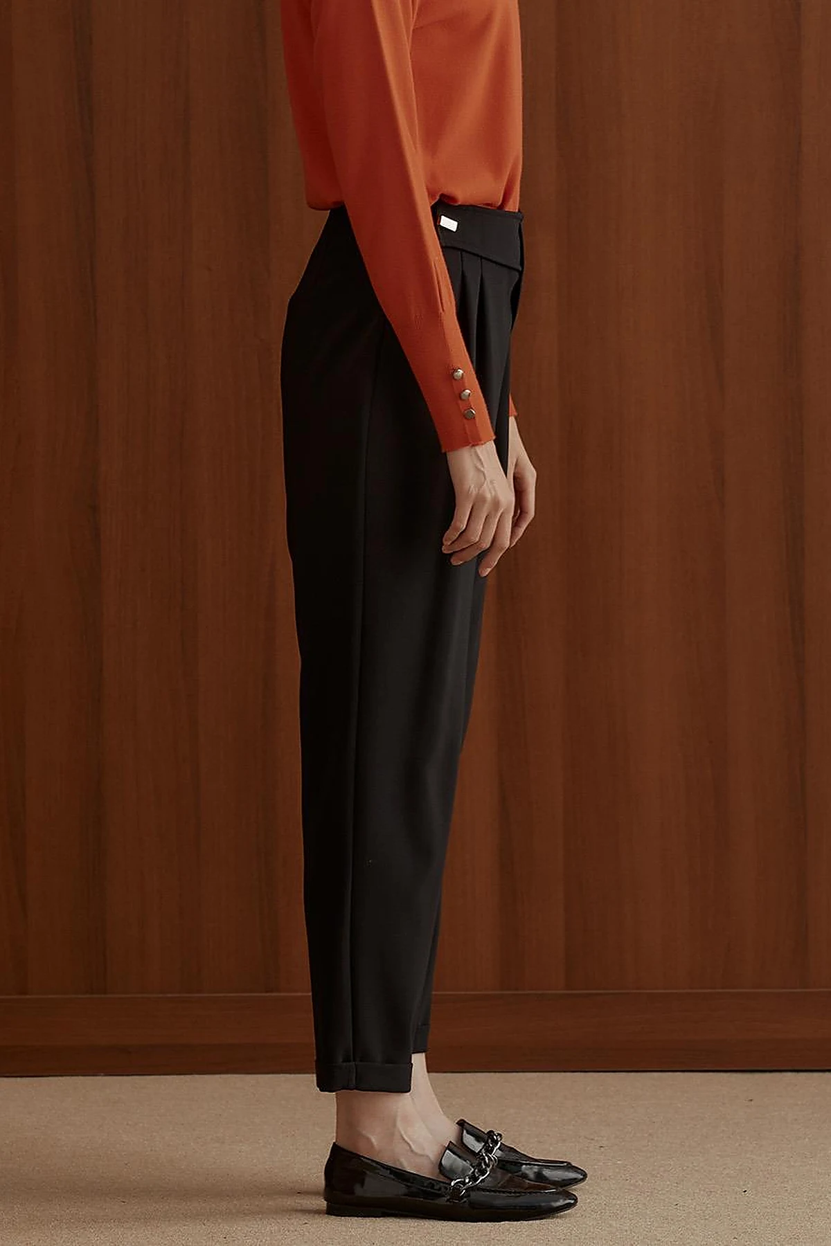 KYR Double Leg Slouchy Pants Black