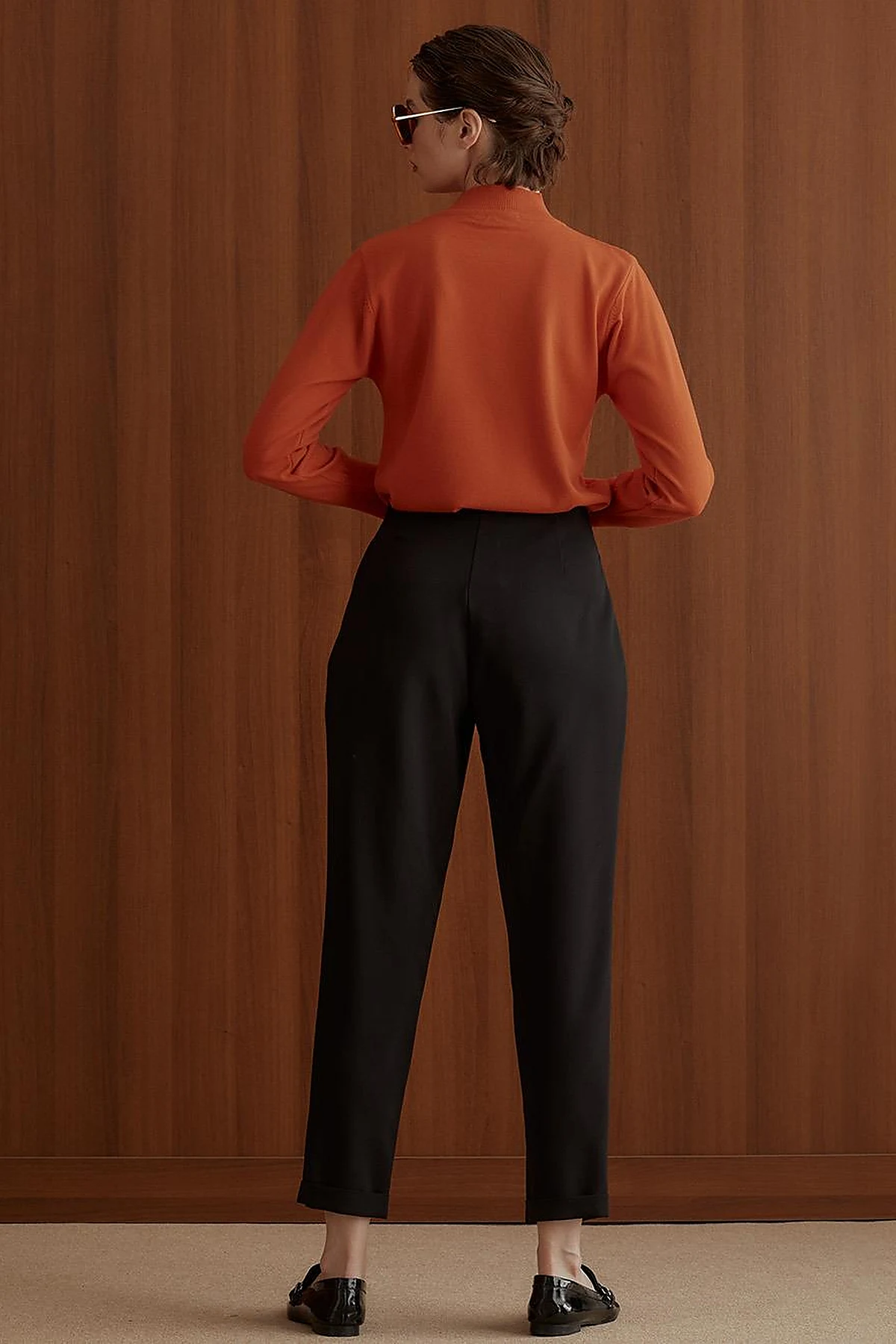 KYR Double Leg Slouchy Pants Black