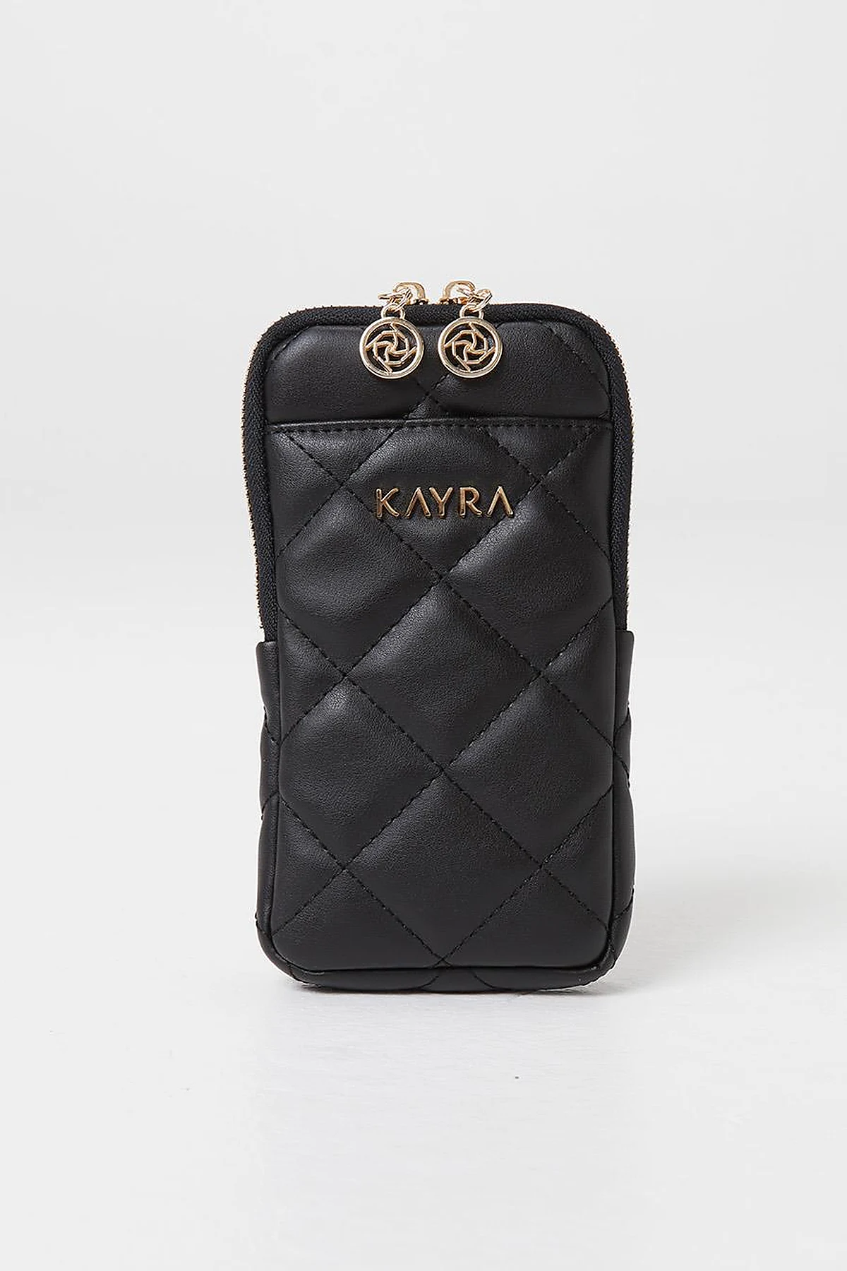 Quilted Wallet Bag Black