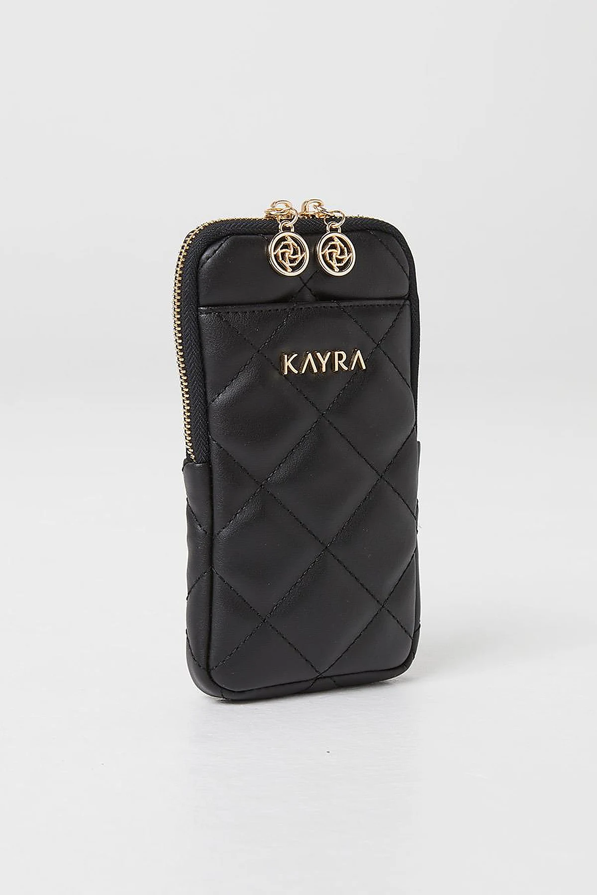 Quilted Wallet Bag Black