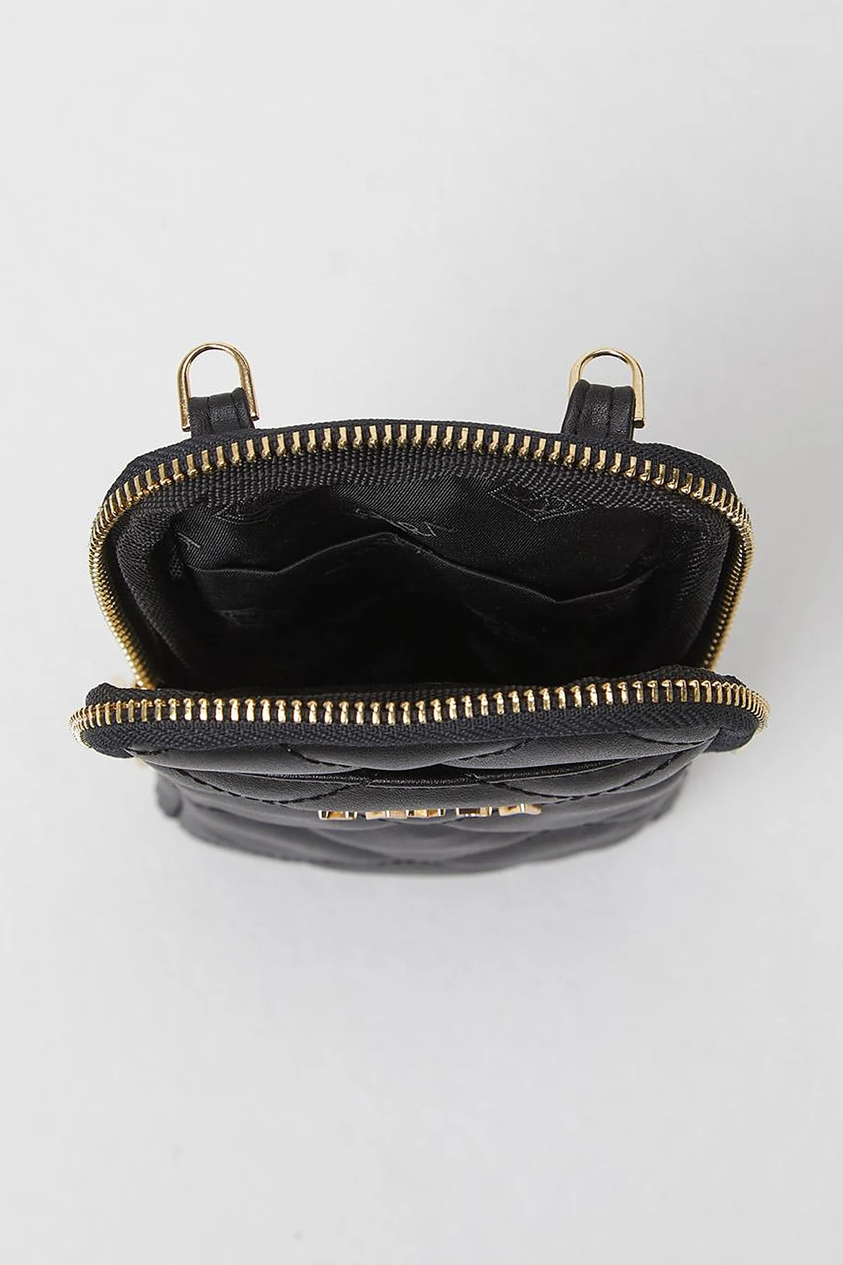 Quilted Wallet Bag Black