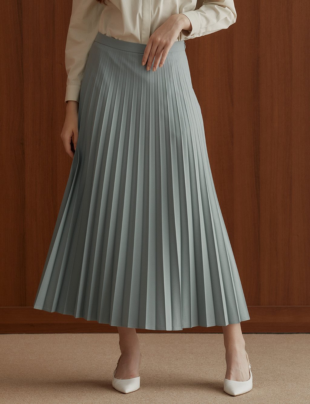 Pleated Skirt Mint