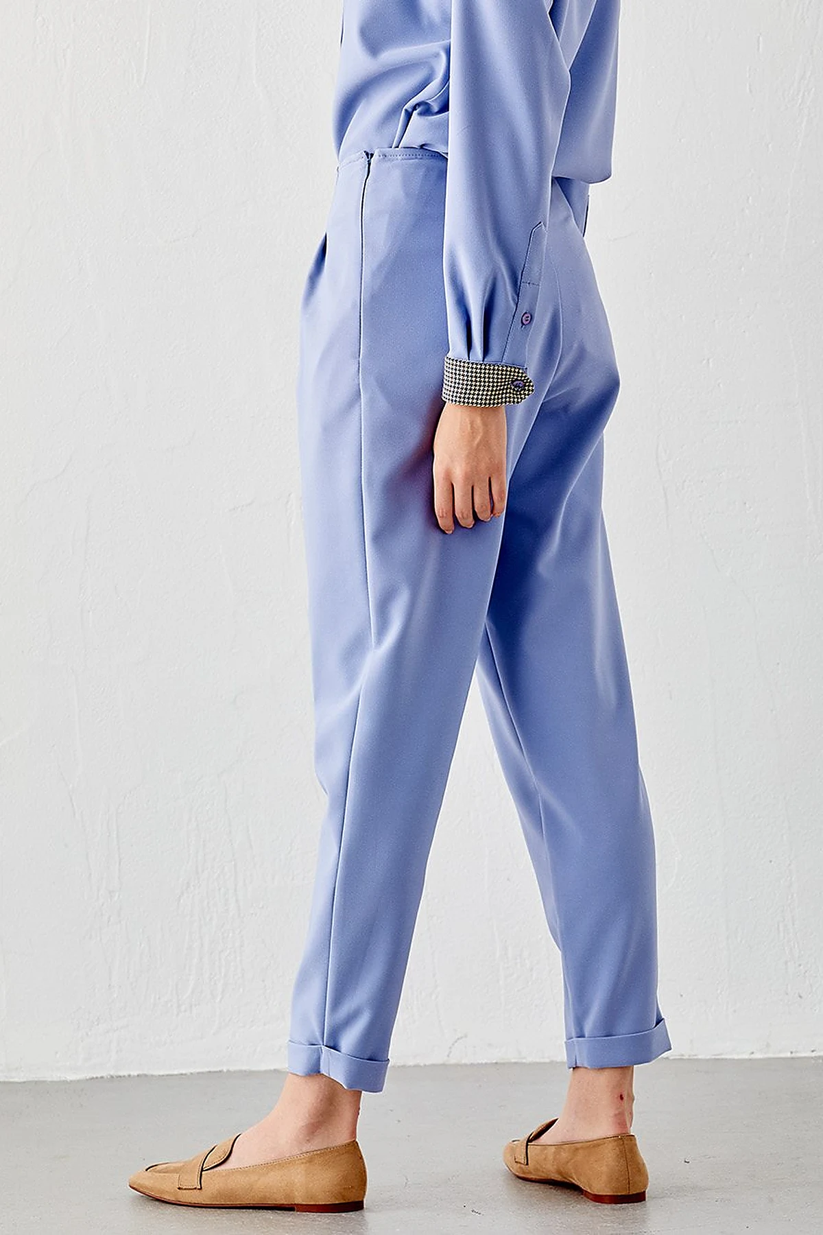 KYR Double Leg Slouchy Pants Sky Blue