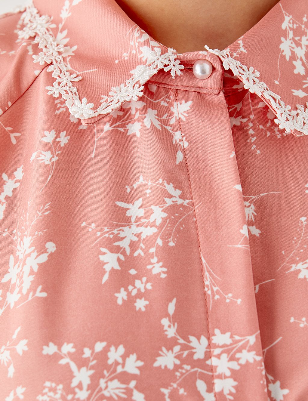 KYR Floral Pattern Dress Candy Pink