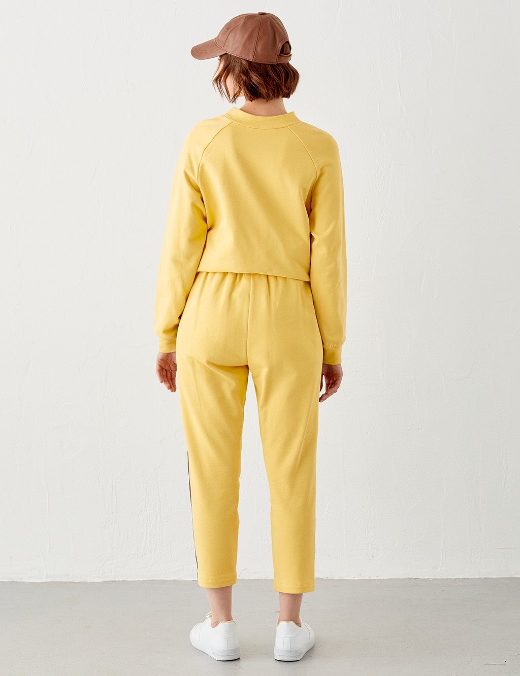 Striped Casual Pants Yellow