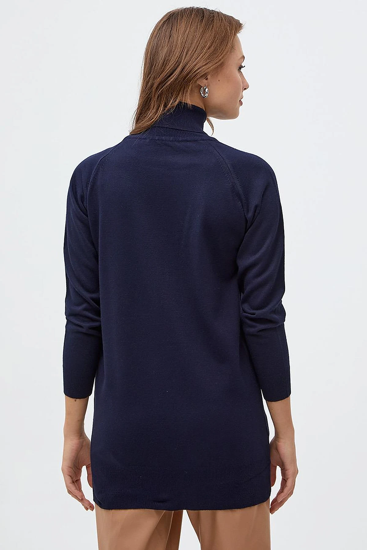Turtleneck Knitwear Sweater Navy