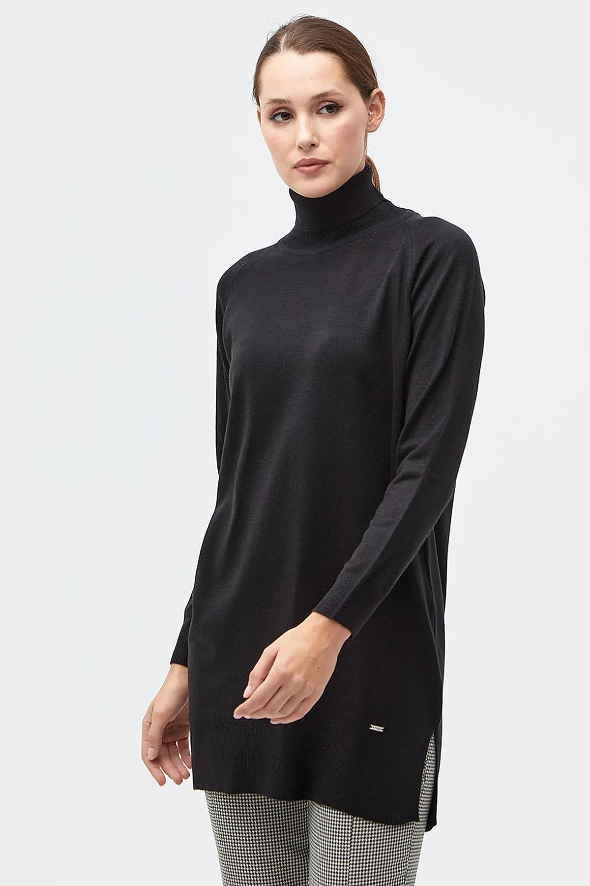 Turtleneck Knitwear Sweater Black