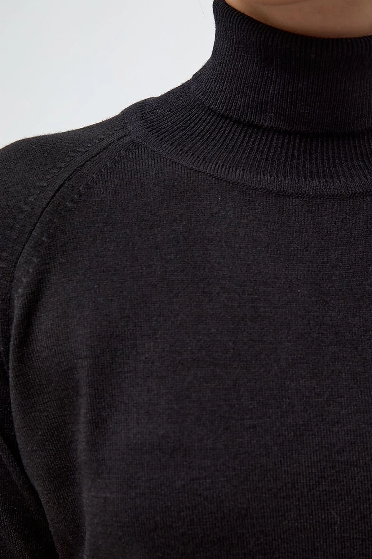 Turtleneck Knitwear Sweater Black