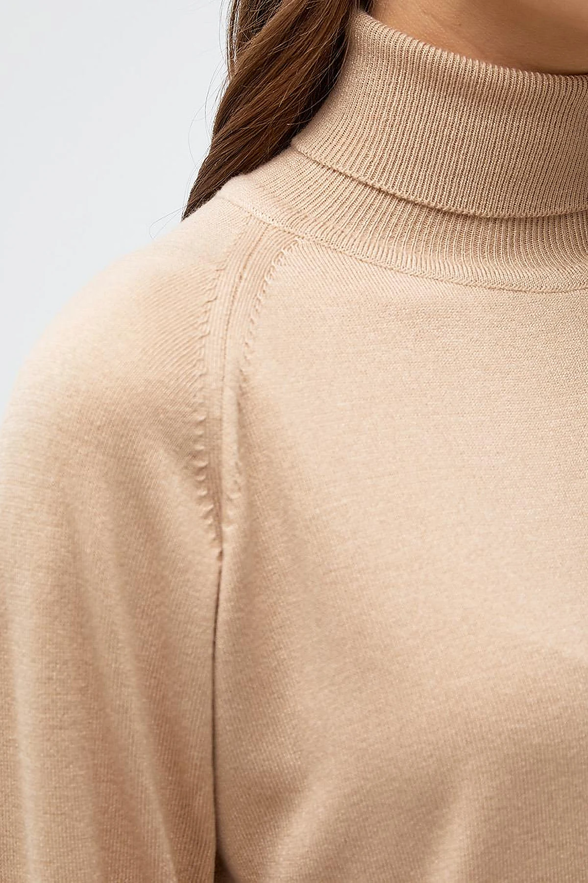 Turtleneck Knitwear Sweater Stone