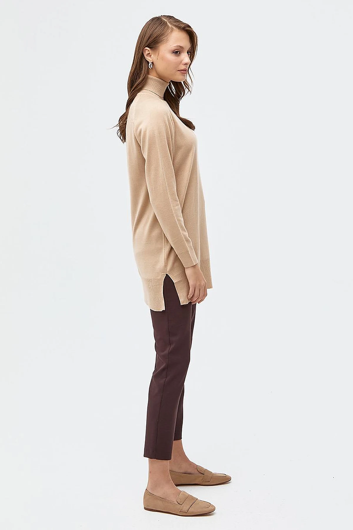 Turtleneck Knitwear Sweater Stone