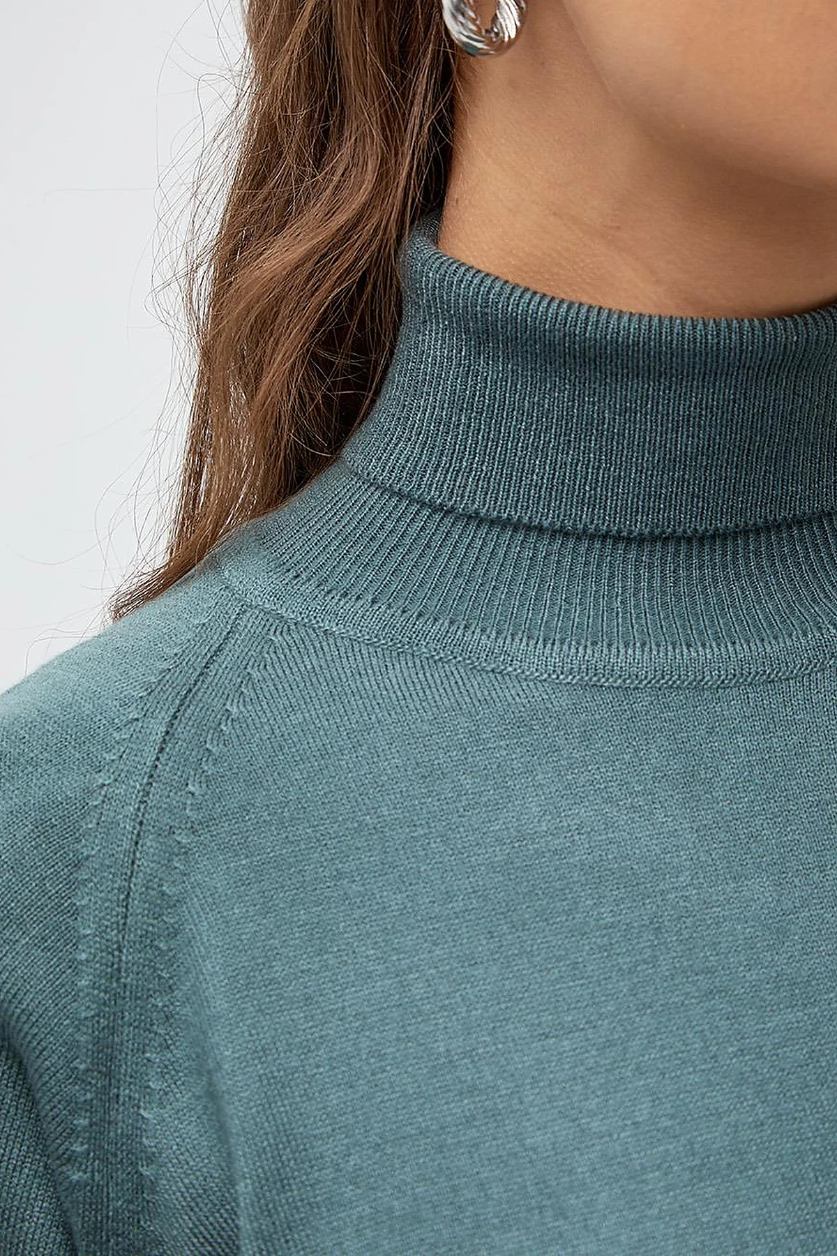 Turtleneck Knitwear Sweater Musty Green