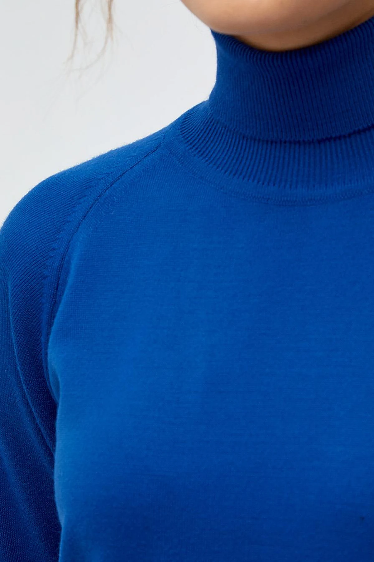 Turtleneck Knitwear Sweater Sax