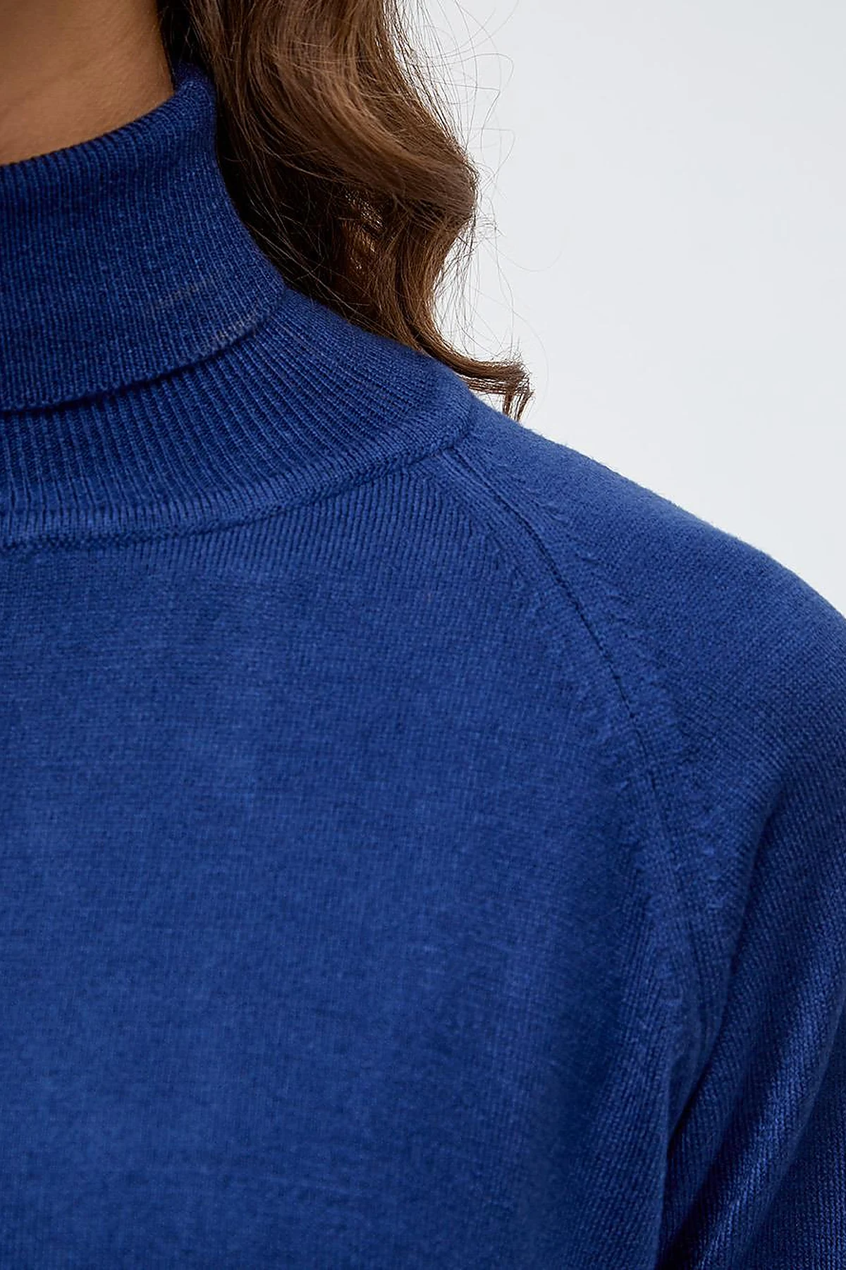 Turtleneck Knitwear Sweater Indigo