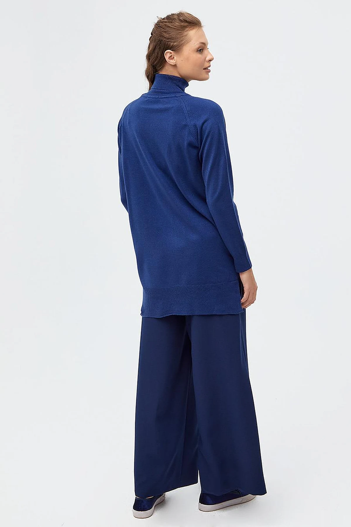 Turtleneck Knitwear Sweater Indigo