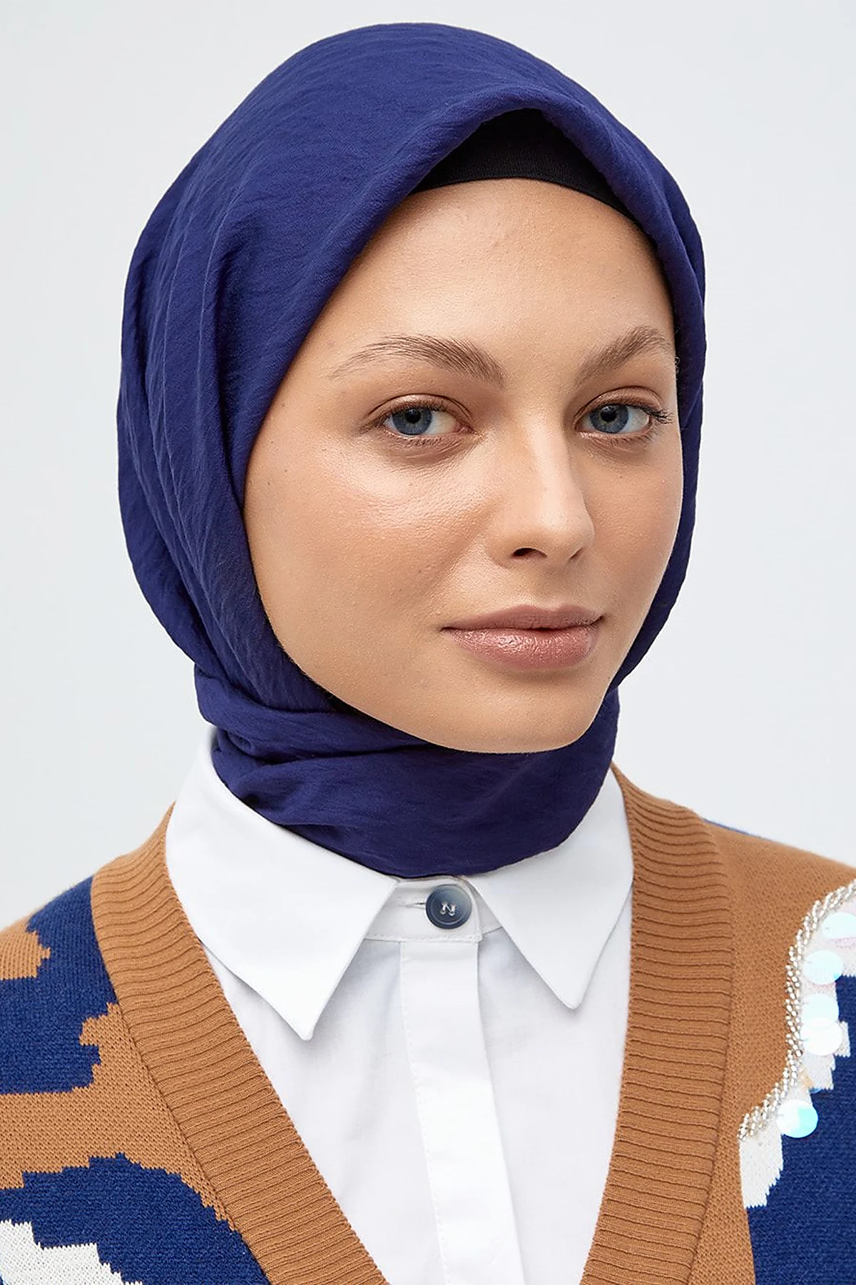 Granda Scarf Navy Blue