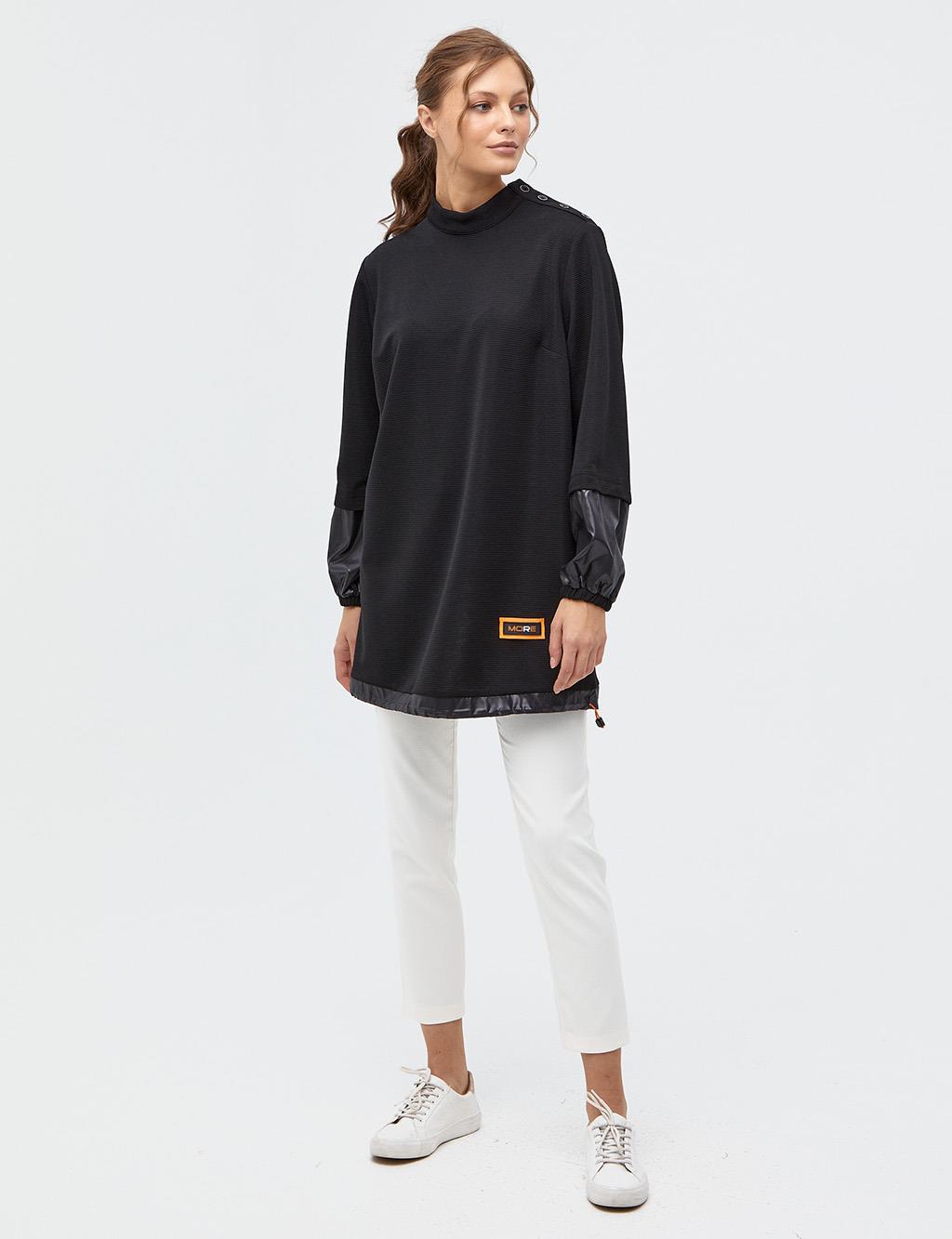 Brulé Chunky Corduroy Button Front Tunic main image 1