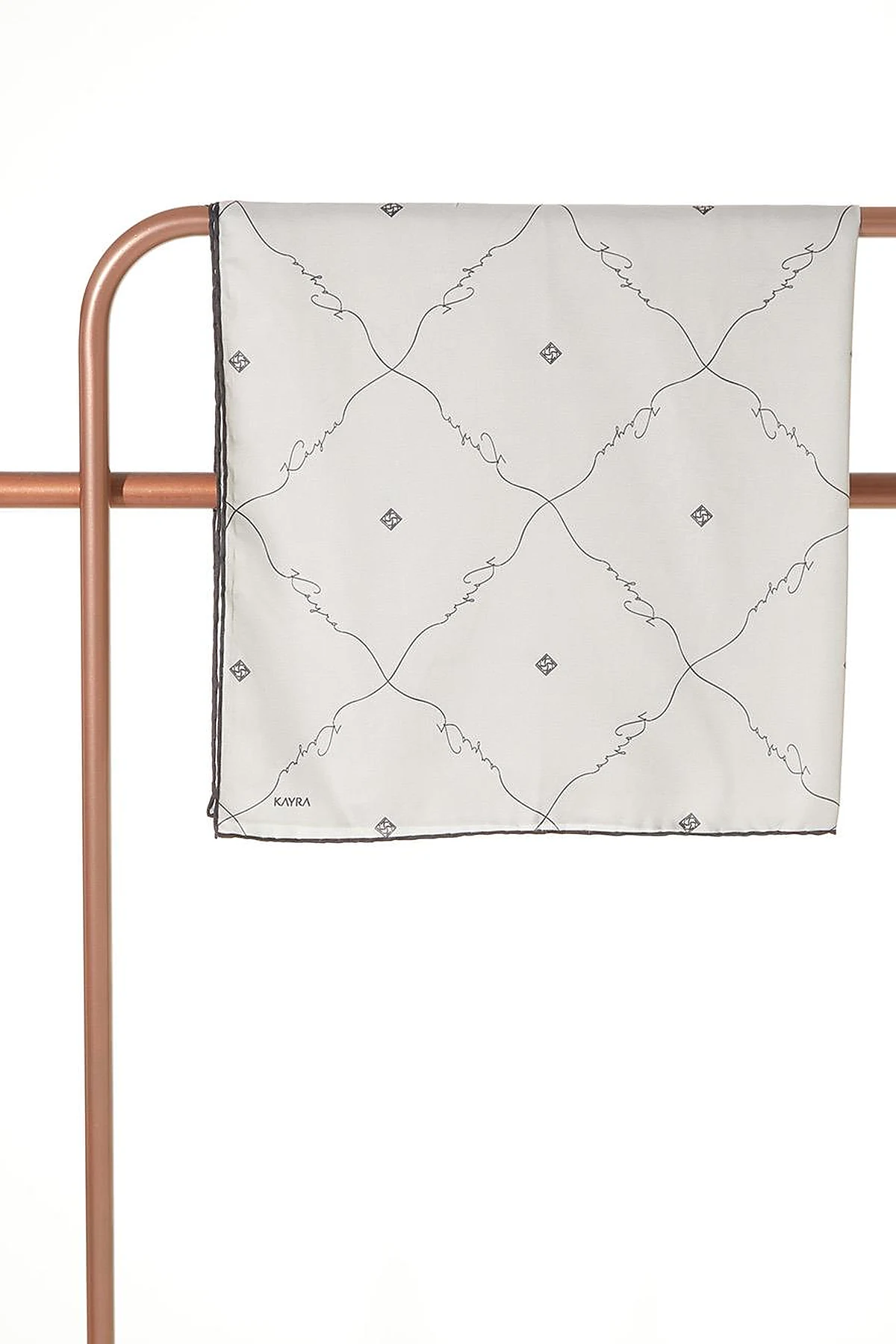 Signature Figured Monogram PES Scarf Beige