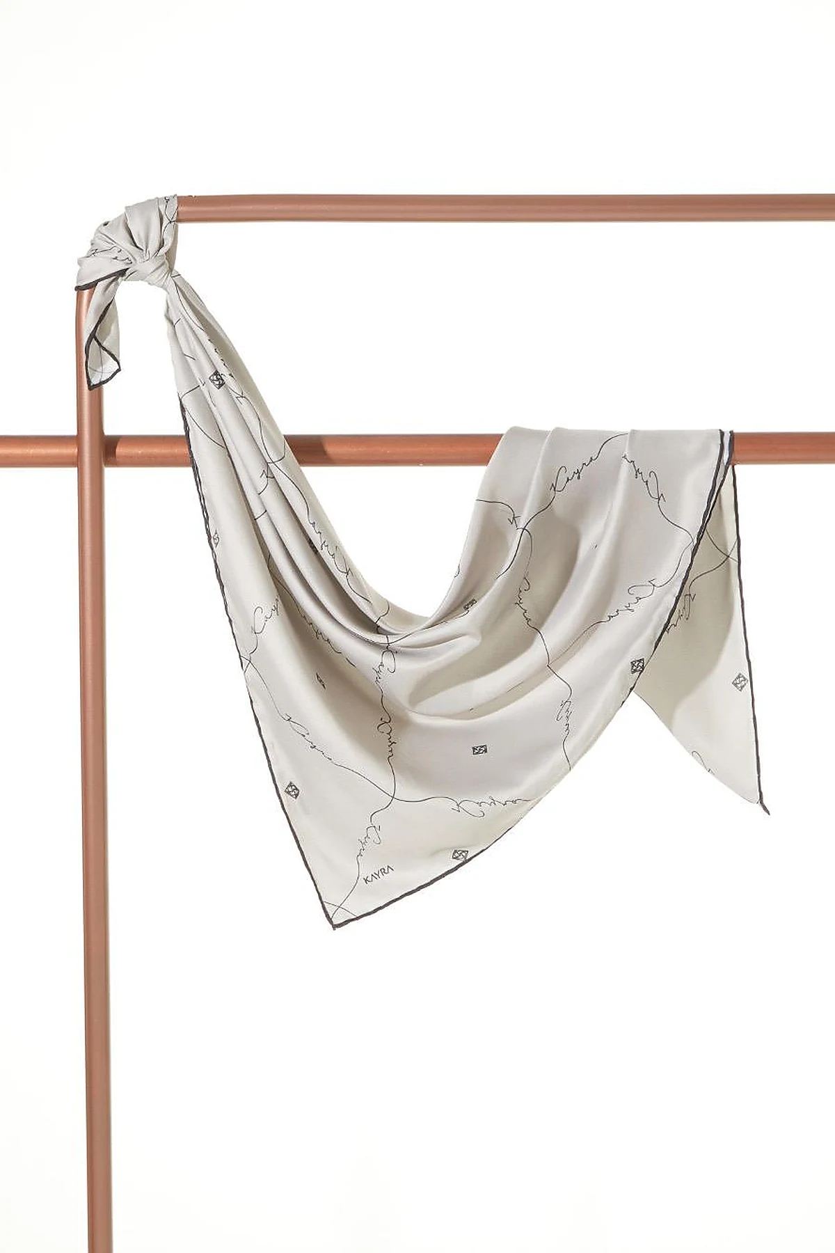 Signature Figured Monogram PES Scarf Beige