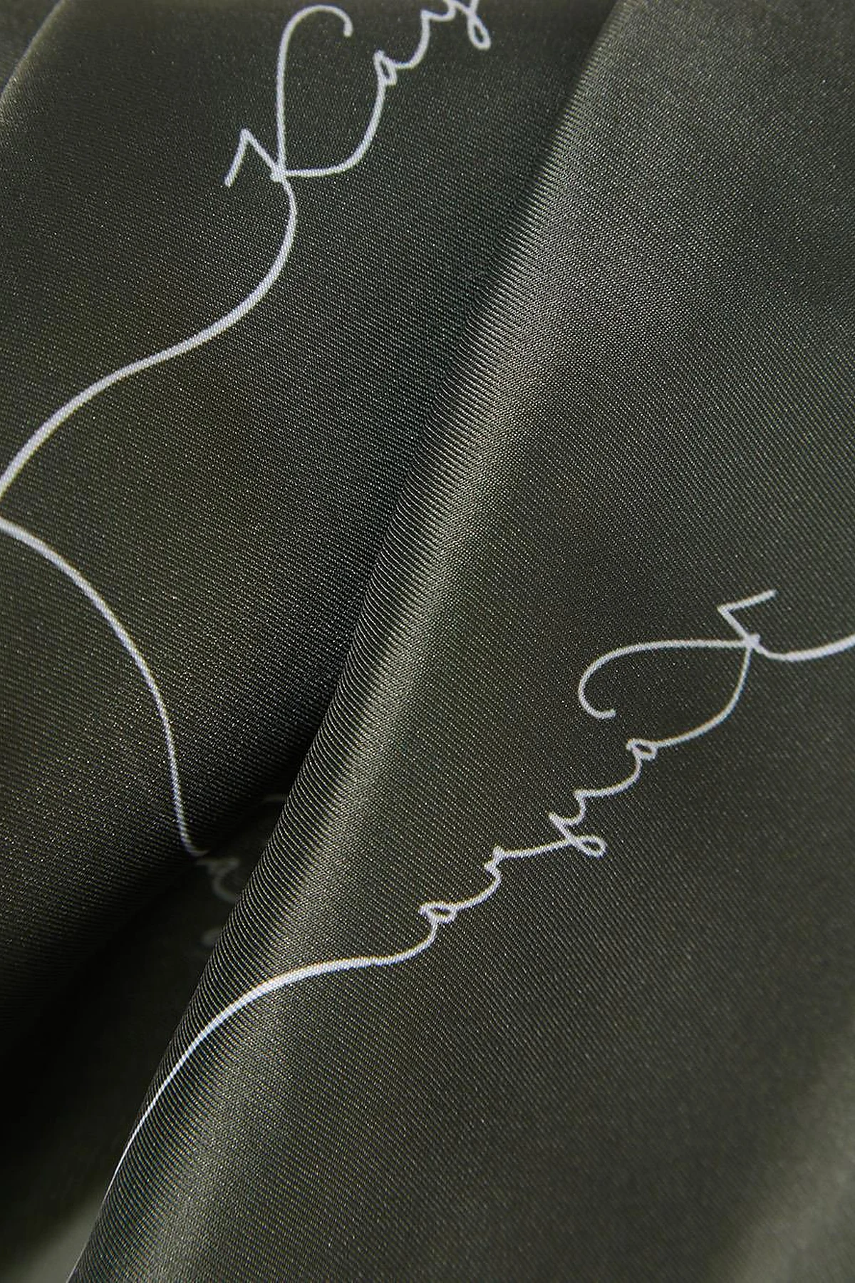 Signature Figured Monogram Scarf Green
