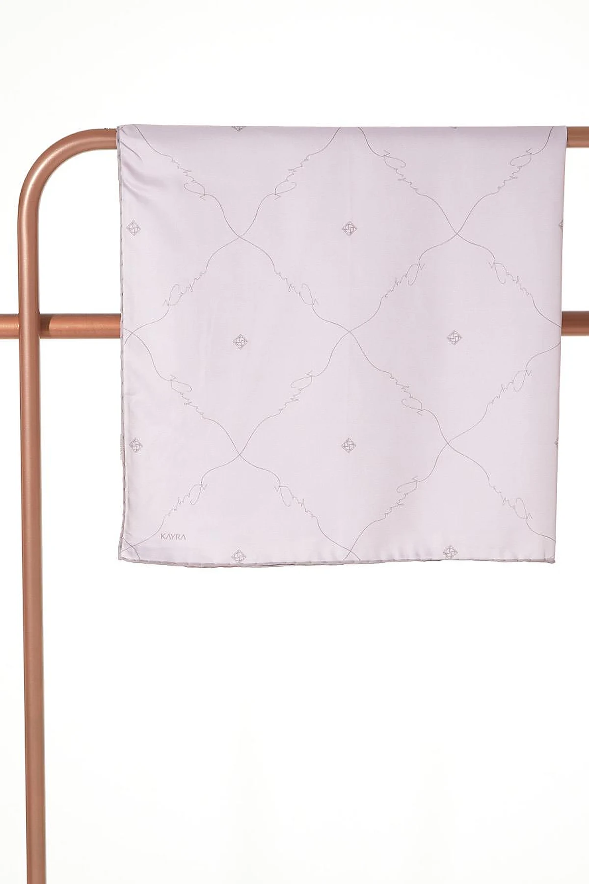 Signature Figured Monogram Scarf Powder