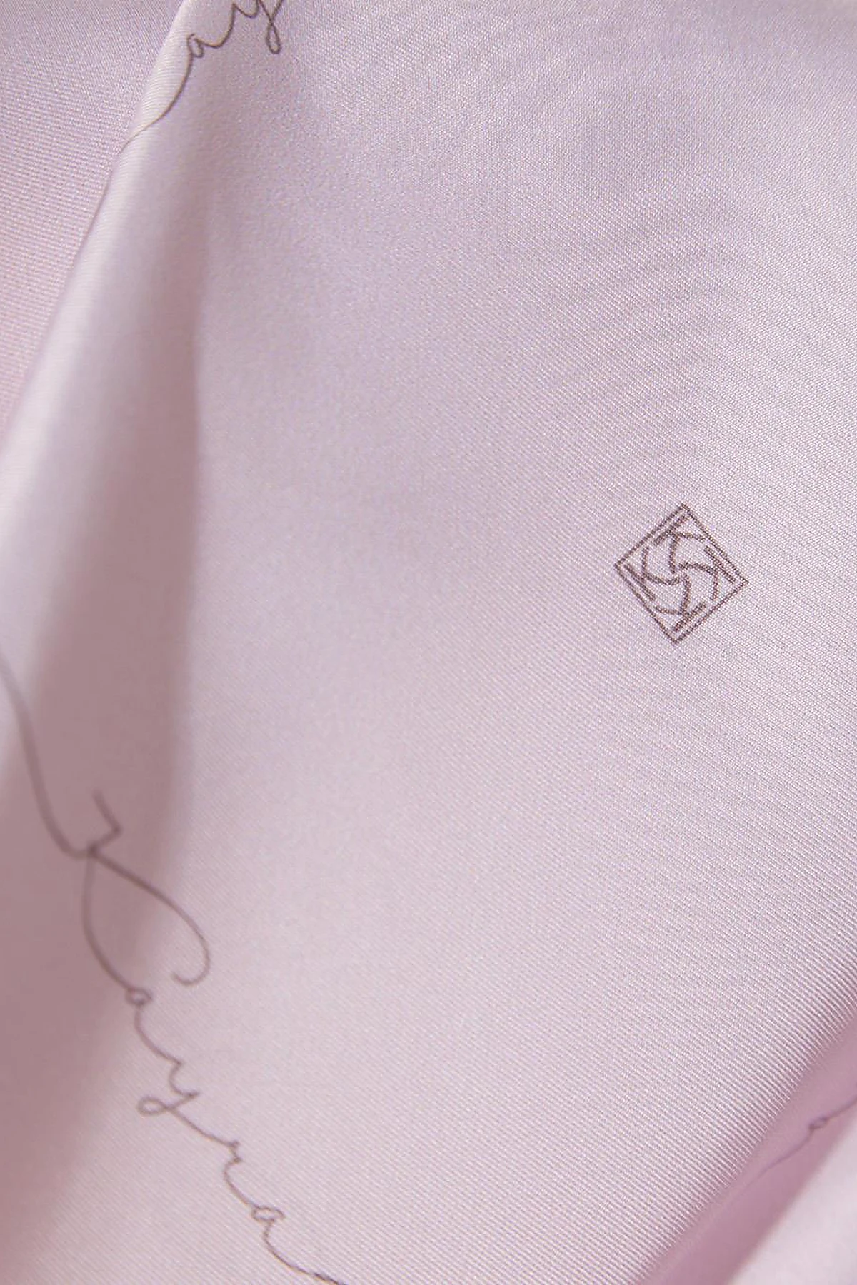 Signature Figured Monogram Scarf Powder