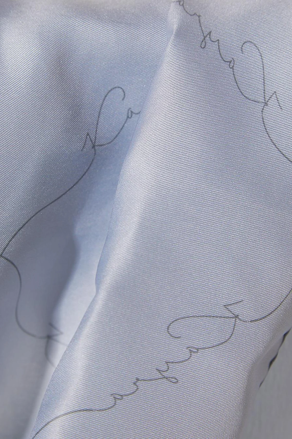 Signature Figured Monogram Scarf Light Grey