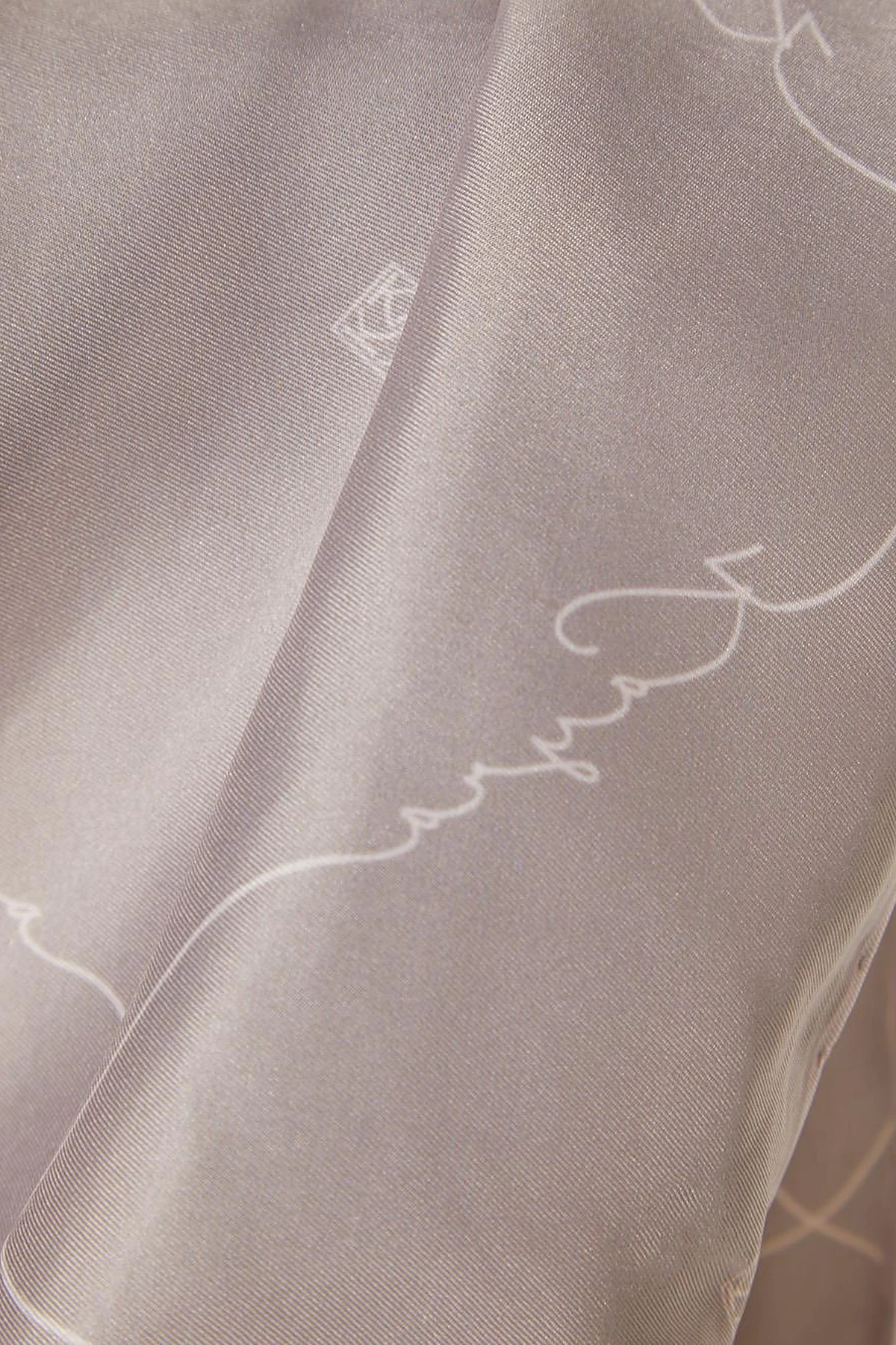 Signature Figured Monogram Scarf Mink