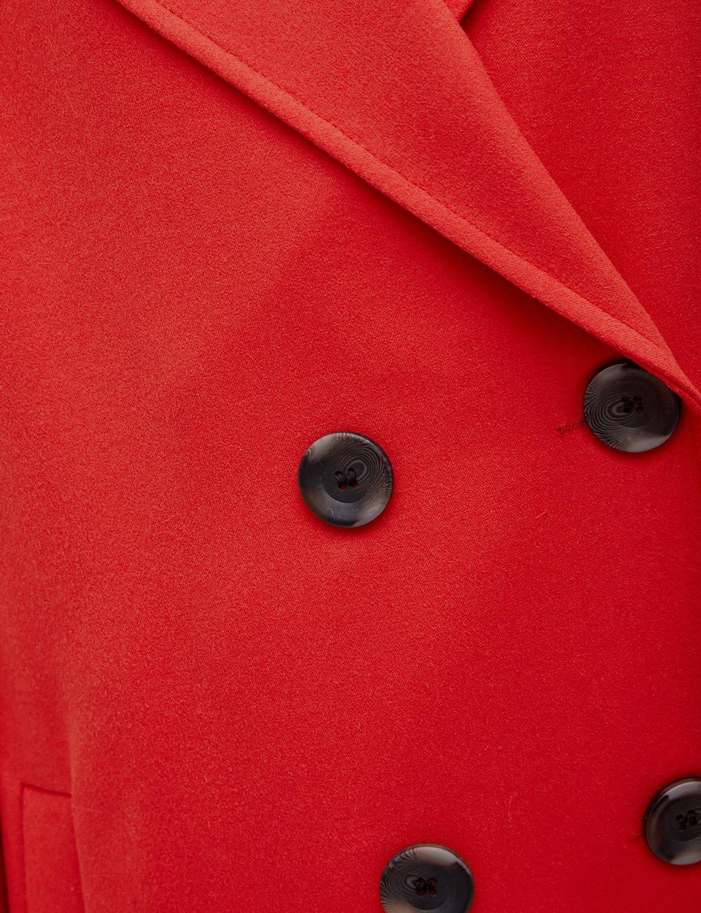 Double Breasted Coat Red