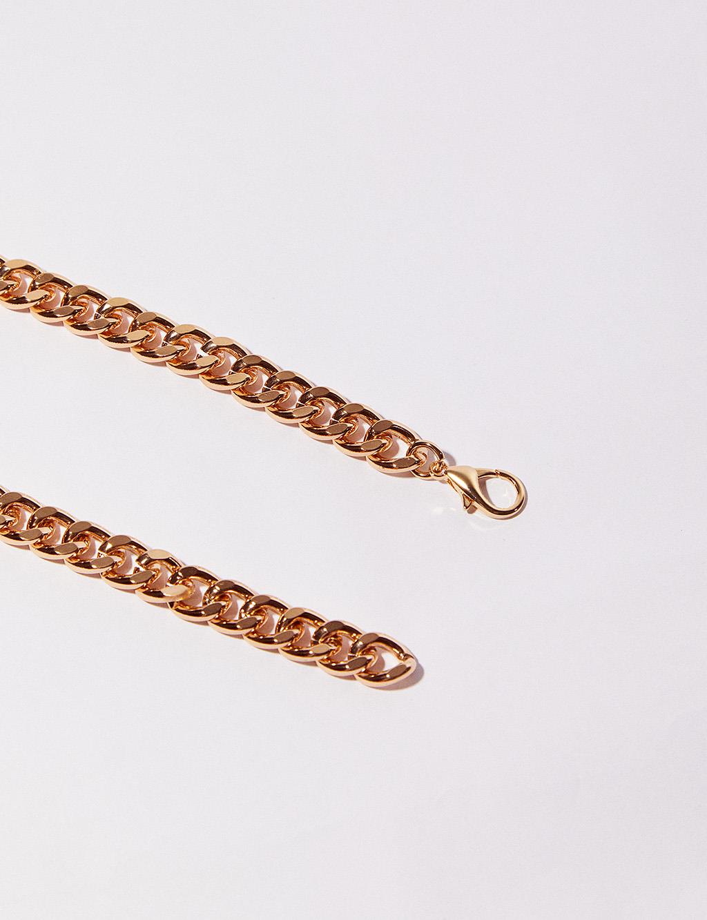 Thick Chain Necklace Gold Color
