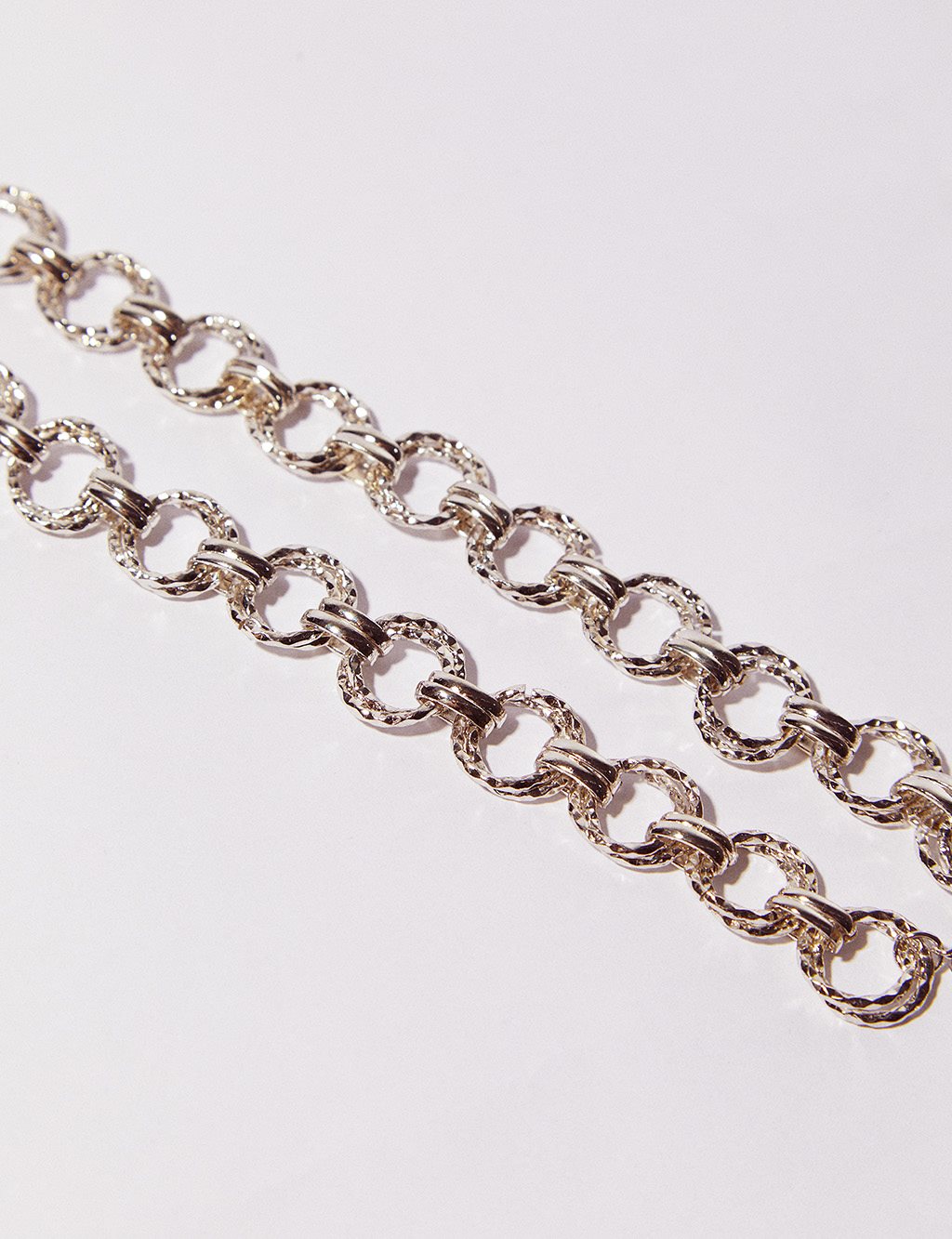 Metal Mesh Necklace Silver