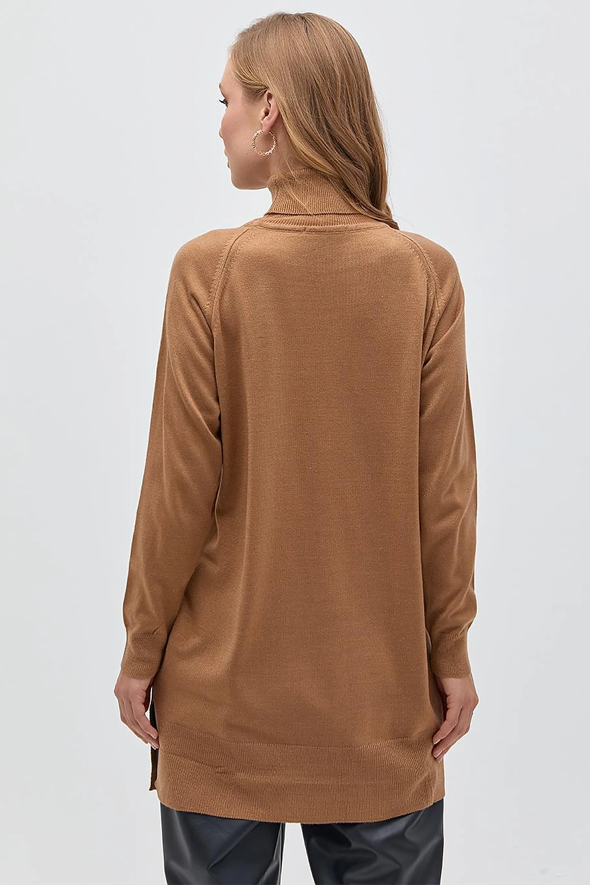 Turtleneck Knitwear Sweater Beige