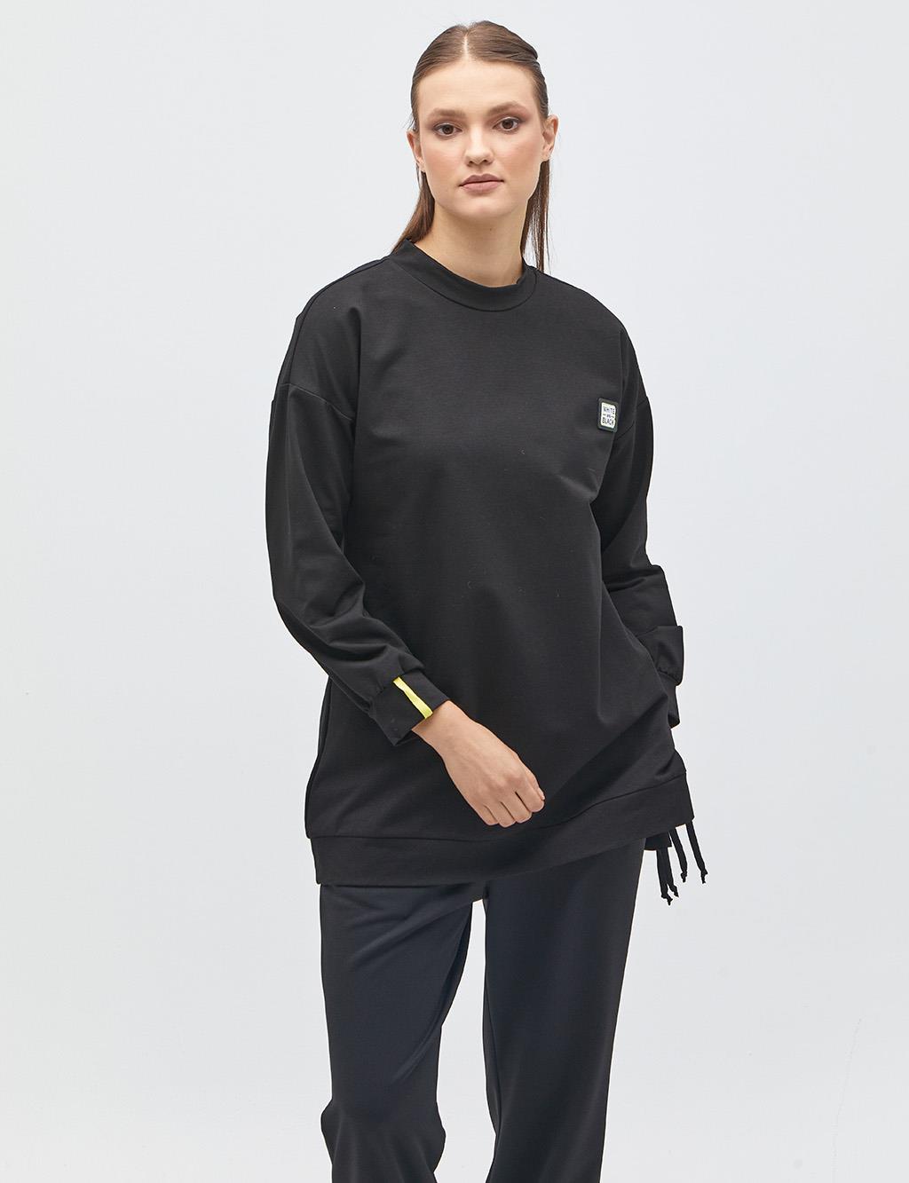 Low Sleeve Sweatshirt Black