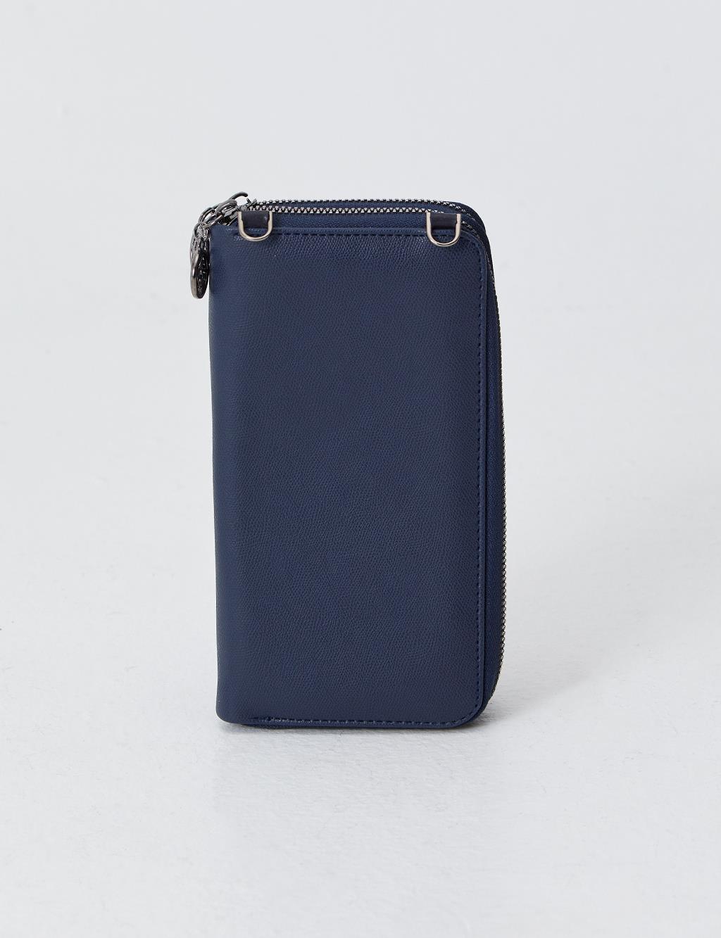 Two Compartment Wallet Bag Navy